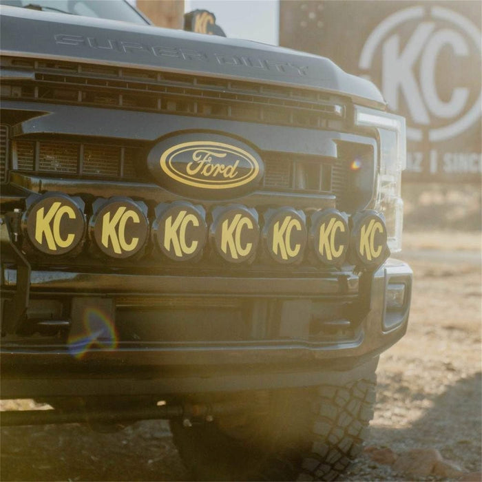KC HiLiTES Gravity Pro6 45 Inch Front Bumper LED Light Bar Kit for 2017 to 2024 Ford Super Duty F-250, F-350 & F-450 - image 7