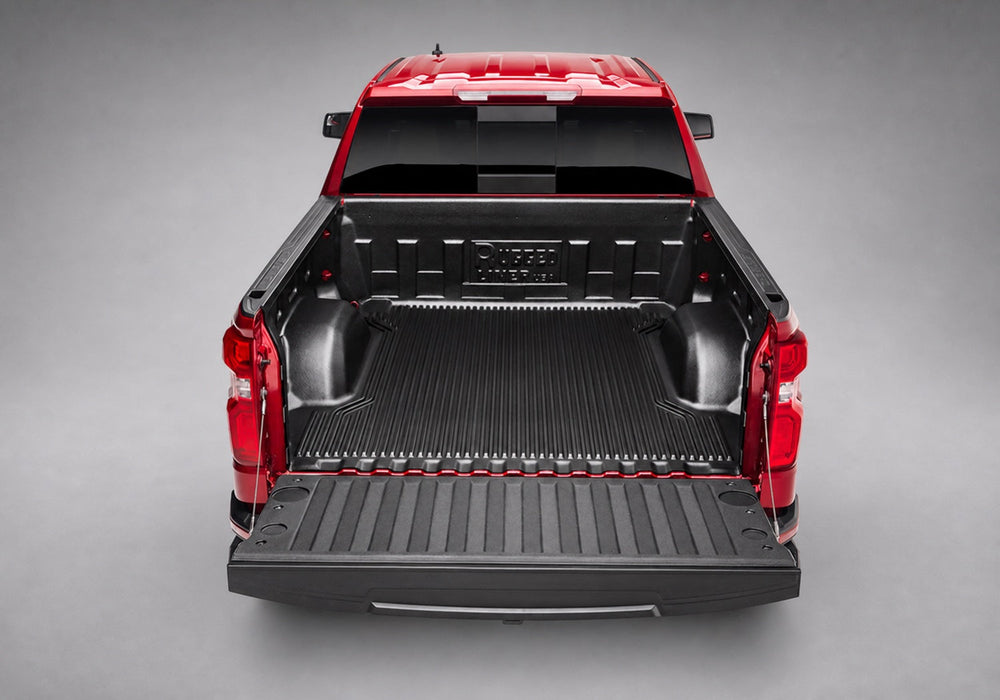 Rugged Liner Under Rail Bed Liner | For 2019 to 2026 Chevrolet Silverado / GMC Sierra 1500 8'2" Bed | Drop-In Truck Bed Liner & Bed Protector