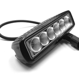Southern Truck Chrome Series Single Row 6 Inch LED Light Bar Kit with Wiring Harness: Chrome Series Single Row 6 Inch LED Light Bar