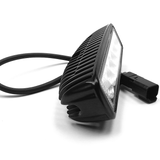 Southern Truck Chrome Series Single Row 6 Inch LED Light Bar Kit with Wiring Harness: Chrome Series Single Row 6 Inch LED Light Bar