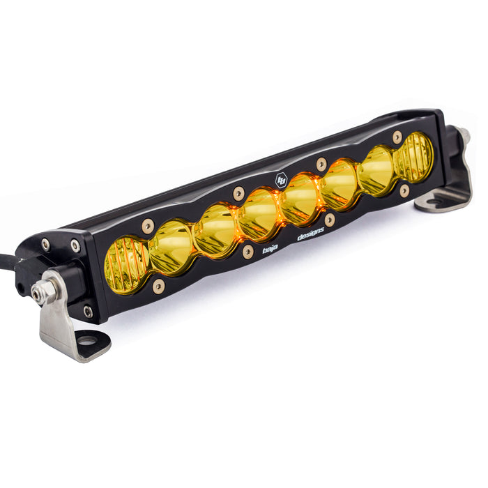 Baja Designs S8 10 Inch Amber LED Light Bar Kit with Wiring Harness: S8 10 inch light bar