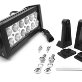 Southern Truck Chrome Series Dual Row 6 Inch LED Light Bar Kit with Wiring Harness: Chrome Series Dual Row 6 Inch LED Light Bar