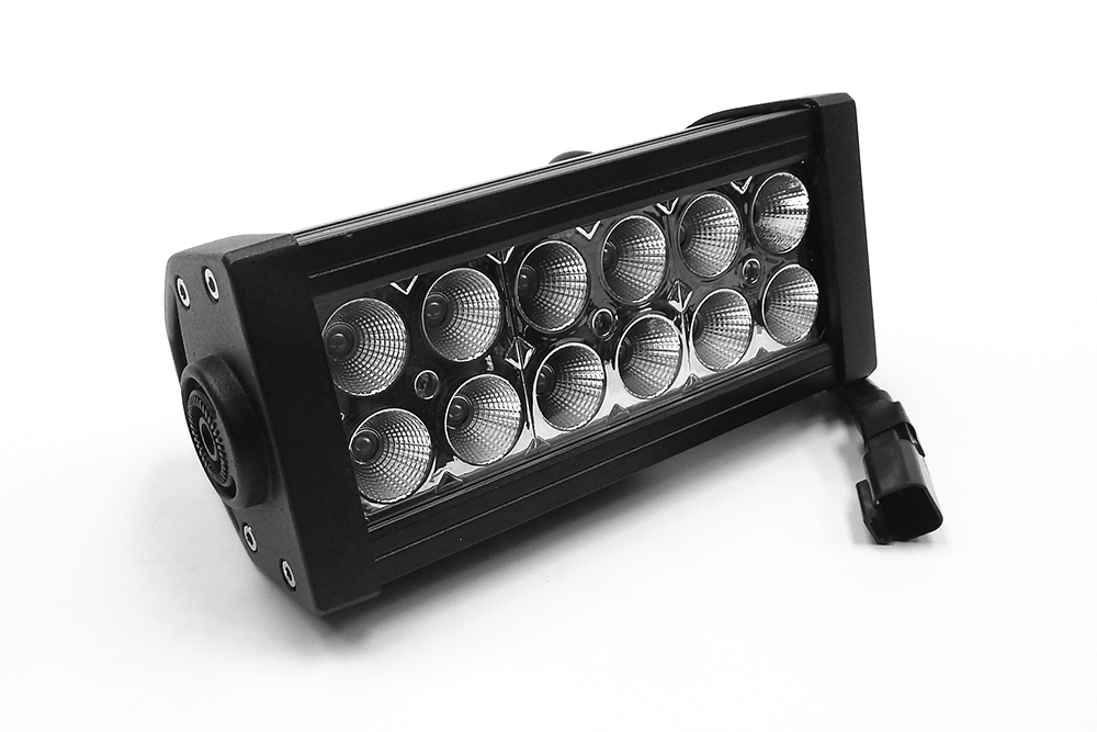 Southern Truck Chrome Series Dual Row 6 Inch LED Light Bar Kit with Wiring Harness: Chrome Series Dual Row 6 Inch LED Light Bar