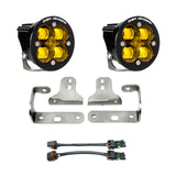 Baja Designs Squadron-R SAE Fog Pocket LED Light Kit for 2020 to 2026 Jeep Gladiator with Factory Sport Bumper - image 1