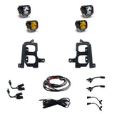Baja Designs S1 Dual Fog Pocket LED Light Kit for 2020 to 2023 GMC Sierra 2500 & 3500 HD - image 1