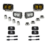 Baja Designs S2 SAE & S2 Sport Fog Pocket LED Light Kit for 2021 to 2026 Ford F-150 Raptor - image 1