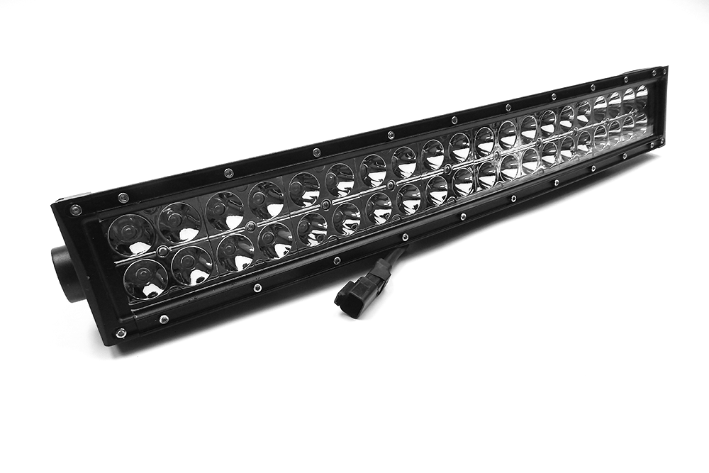 Southern Truck Chrome Series Curved 20 Inch LED Light Bar Kit with Wiring Harness: Chrome Series Curved 20 Inch LED Light Bar