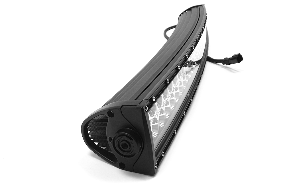 Southern Truck Chrome Series Curved 40 Inch LED Light Bar Kit with Wiring Harness: Chrome Series Curved 40 Inch LED Light Bar