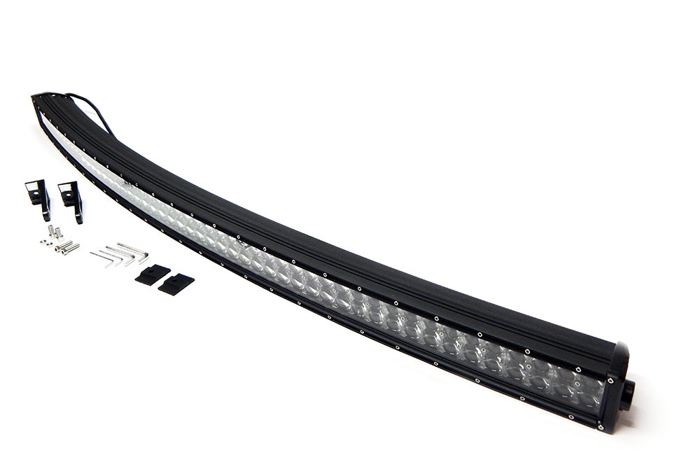 Southern Truck Chrome Series Curved 52 Inch LED Light Bar Kit with Wiring Harness: Chrome Series Curved 52 Inch LED Light Bar