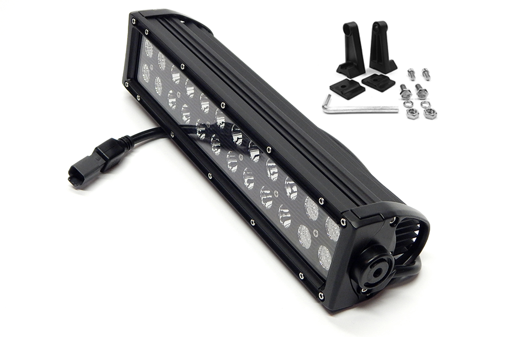 Southern Truck Black Series Dual Row 12 Inch LED Light Bar Kit with Wiring Harness: Black Series Dual Row 12 Inch LED Light Bar