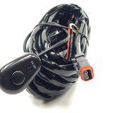 Southern Truck Chrome Series Single Row 6 Inch LED Light Bar Kit with Wiring Harness: wiring harness
