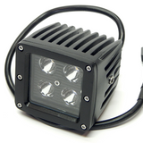 Southern Truck 3 Inch Black Spot LED Cube Light Pair Kit with Dual Wiring Harness: 3 Inch Black LED Cube Light