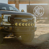 KC HiLiTES Gravity Pro6 45 Inch Front Bumper LED Light Bar Kit for 2017 to 2024 Ford Super Duty F-250, F-350 & F-450 - image 8