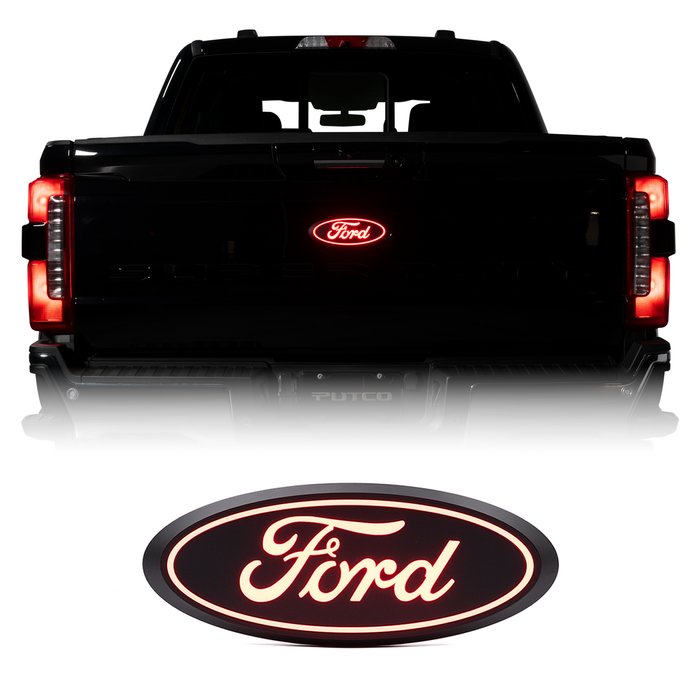 Putco Luminix Light Up LED Tailgate Emblem for 2015-2027 Ford F-150 & 2023-2027 F-250, F-350 & F-450 - image 1