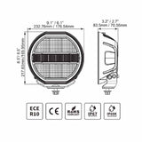 Go Rhino Xplor Blackout Series Maxline Hi/Low LED Off Road Light - image 7