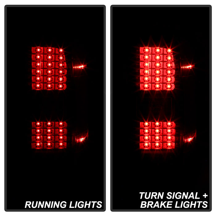 Spyder xTune LED Tail Lights for 2014 to 2018 Chevrolet Silverado 1500 & 2015 to 2019 Silverado 2500HD/3500HD with Factory Bulb Tail Lights - image 3