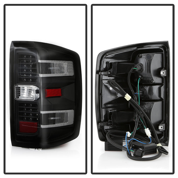 Spyder xTune LED Tail Lights for 2014 to 2018 Chevrolet Silverado 1500 & 2015 to 2019 Silverado 2500HD/3500HD with Factory Bulb Tail Lights - image 5
