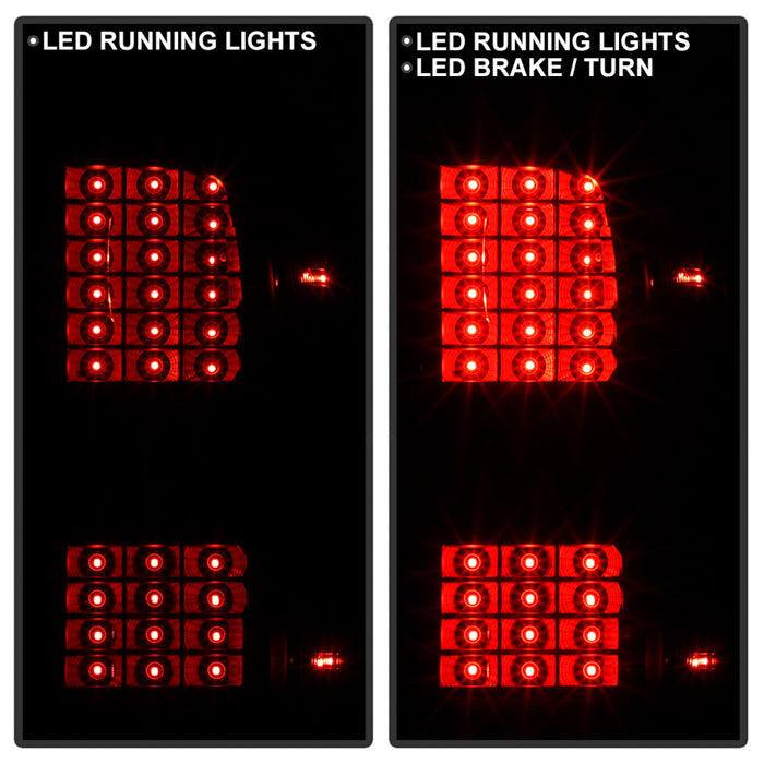 Spyder xTune LED Tail Lights for 2014 to 2018 Chevrolet Silverado 1500 & 2015 to 2019 Silverado 2500HD/3500HD with Factory Bulb Tail Lights - image 4