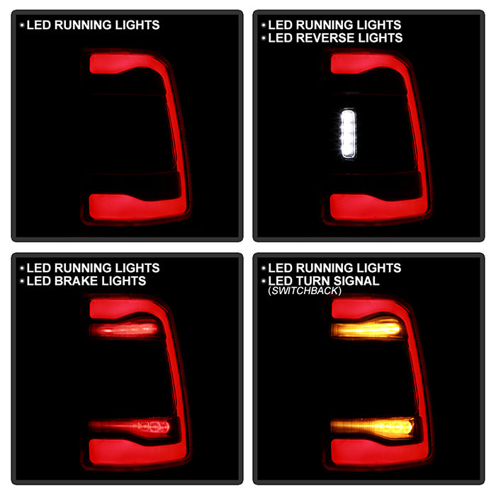 Spyder OE Replacement Tail Lights for 2019 to 2023 RAM 1500 Rebel without Blind Spot Sensors - image 4