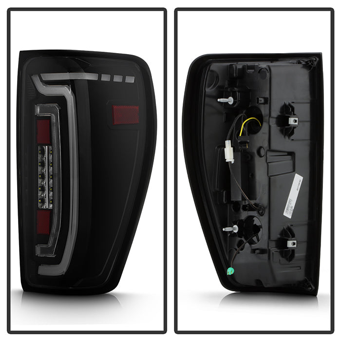 Spyder xTune LED Tail Lights for 2019 to 2023 GMC Sierra 1500 & 2020 to 2023 Sierra 2500HD/3500HD with Factory Bulb Tail Lights, Black Smoke - image 3