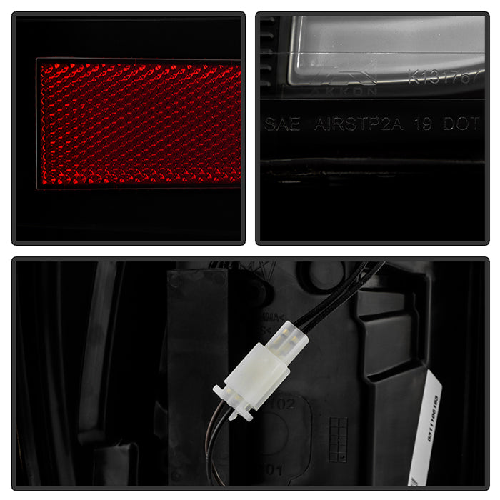Spyder xTune LED Tail Lights for 2019 to 2023 GMC Sierra 1500 & 2020 to 2023 Sierra 2500HD/3500HD with Factory Bulb Tail Lights, Black Smoke - image 7