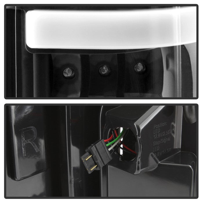Spyder xTune LED Tail Lights for 2017 to 2019 Ford F-250 Super Duty without Factory LED Tail Lights, Black - image 5