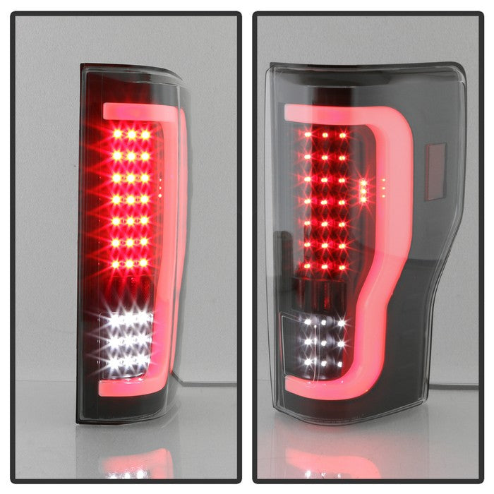 Spyder xTune LED Tail Lights for 2017 to 2019 Ford F-250 Super Duty without Factory LED Tail Lights, Black - image 11