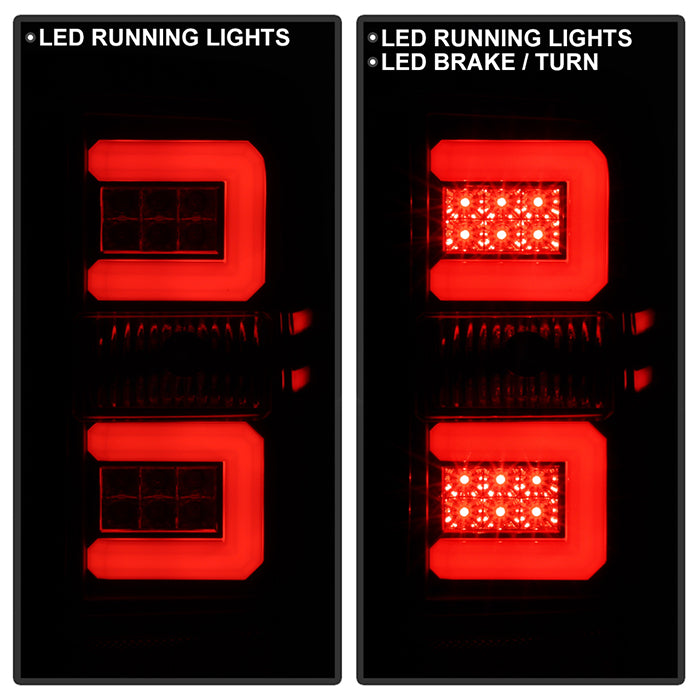 Spyder LED Tail Lights for 2014 to 2018 Chevrolet Silverado 1500 & 2015 to 2019 Silverado 2500HD/3500HD with Factory Bulb Tail Lights, Black Smoke - image 9