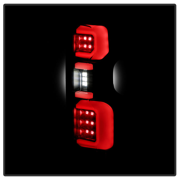Spyder LED Tail Lights for 2019 to 2020 Chevrolet Silverado 1500 with Factory Halogen Tail Lights, Black - image 6