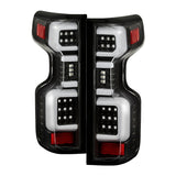 Spyder LED Tail Lights for 2019 to 2020 Chevrolet Silverado 1500 with Factory Halogen Tail Lights, Black - image 1