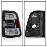 Spyder LED Tail Lights for 2019 to 2020 RAM 1500 with Factory Halogen Tail Lights, Black - image 3