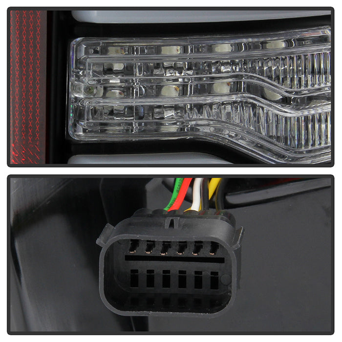 Spyder LED Tail Lights for 2019 to 2020 RAM 1500 with Factory Halogen Tail Lights, Black - image 4