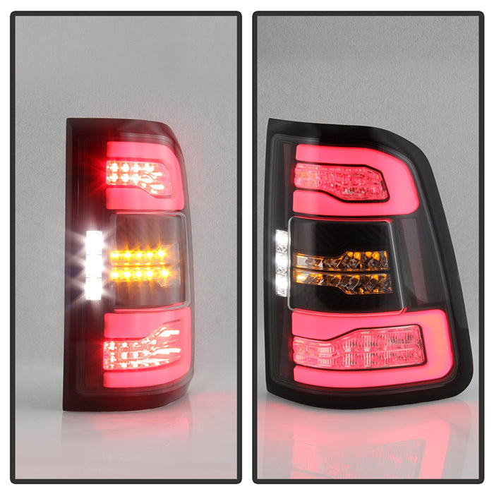 Spyder LED Tail Lights for 2019 to 2020 RAM 1500 with Factory Halogen Tail Lights, Black - image 7