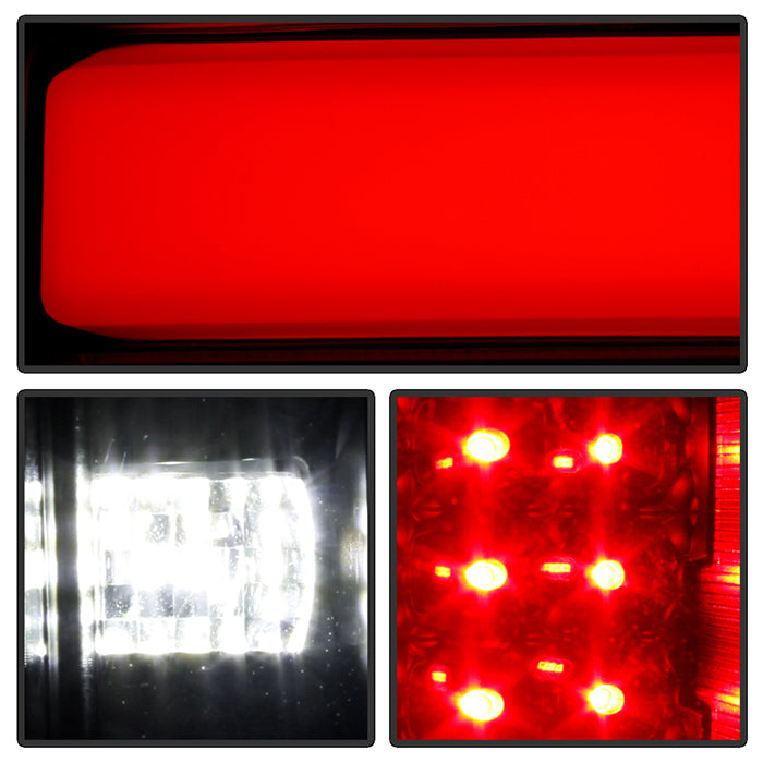 Spyder LED Tail Lights for 2018 to 2020 Ford F-150 with Blind Spot Sensors, Black - image 7