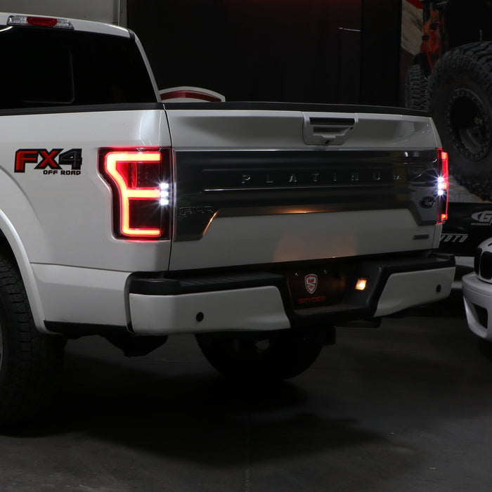 Spyder LED Tail Lights for 2018 to 2020 Ford F-150 with Blind Spot Sensors, Black - image 11