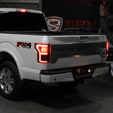 Spyder LED Tail Lights for 2018 to 2020 Ford F-150 with Blind Spot Sensors, Black - image 9