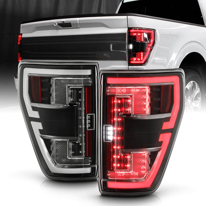 Spyder LED Tail Lights for 2021 to 2023 Ford F-150 with Factory Halogen Tail Lights & Blind Spot Sensors, Black - image 13