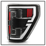 Spyder LED Tail Lights for 2021 to 2023 Ford F-150 with Factory Halogen Tail Lights & Blind Spot Sensors, Black - image 2