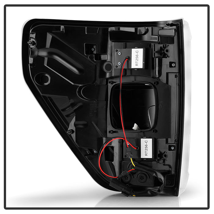 Spyder LED Tail Lights for 2021 to 2023 Ford F-150 with Factory Halogen Tail Lights & Blind Spot Sensors, Black - image 3