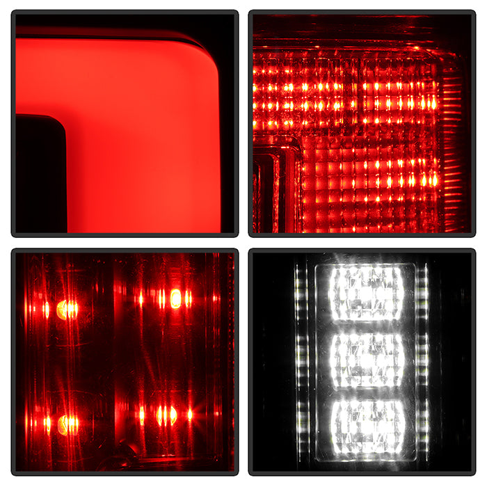 Spyder LED Tail Lights for 2021 to 2023 Ford F-150 with Factory Halogen Tail Lights & Blind Spot Sensors, Black - image 9