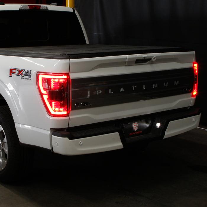 Spyder LED Tail Lights for 2021 to 2023 Ford F-150 with Factory Halogen Tail Lights & Blind Spot Sensors, Black - image 16