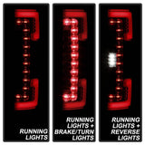 Spyder LED Tail Lights for 2017 to 2018 Ford F-250 Super Duty with Factory LED Tail Lights & Blind Spot Monitoring, Red Clear - image 3