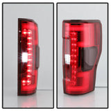Spyder LED Tail Lights for 2017 to 2018 Ford F-250 Super Duty with Factory LED Tail Lights & Blind Spot Monitoring, Red Clear - image 10