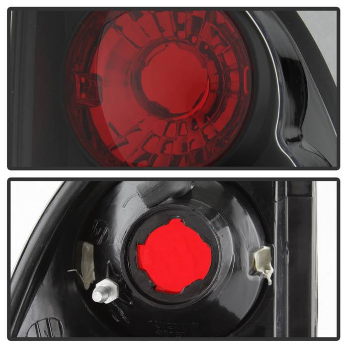 Spyder Euro Style Tail Lights for 2005 to 2015 Toyota Tacoma without Factory LED Tail Lights, Black - image 3