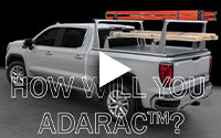 ADARAC Aluminum Utility Rails For 14-18 Chevrolet/GMC Silverado/Sierra 1500 & 15-19 2500/3500 8' Bed