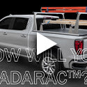 ADARAC Aluminum Utility Rails For 2007-2021 Toyota Tundra 8' Bed