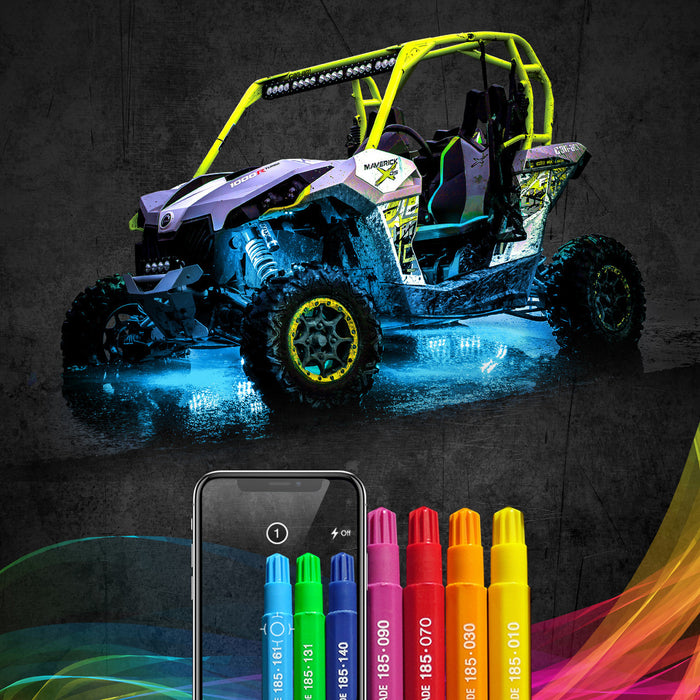 XK Glow XKchrome RGB LED Rock Light Kit - image 6