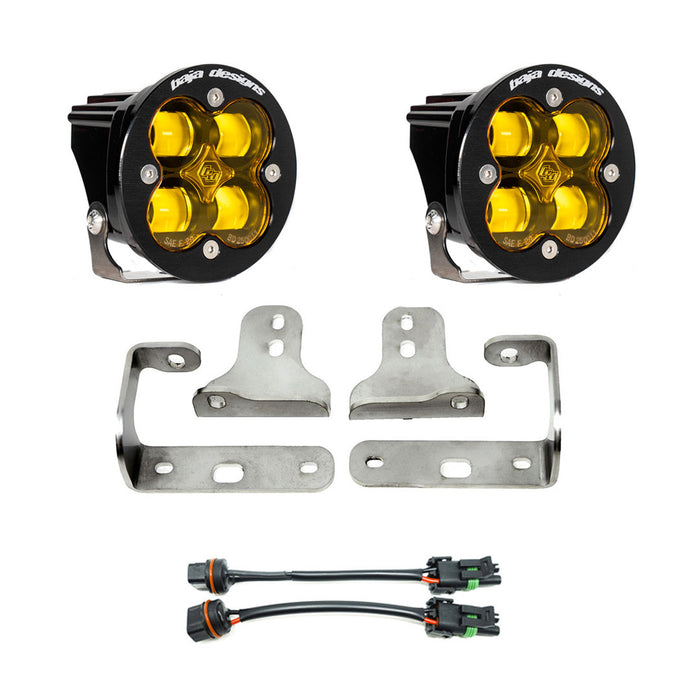Baja Designs Squadron-R SAE Fog Pocket LED Light Kit for 2020 to 2026 Jeep Gladiator with Factory Sport Bumper - image 2