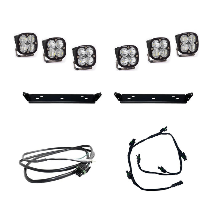 Baja Designs Squadron Sport Behind the Grille LED Light Kit for 2021 to 2026 Ford F-150 Raptor - image 1