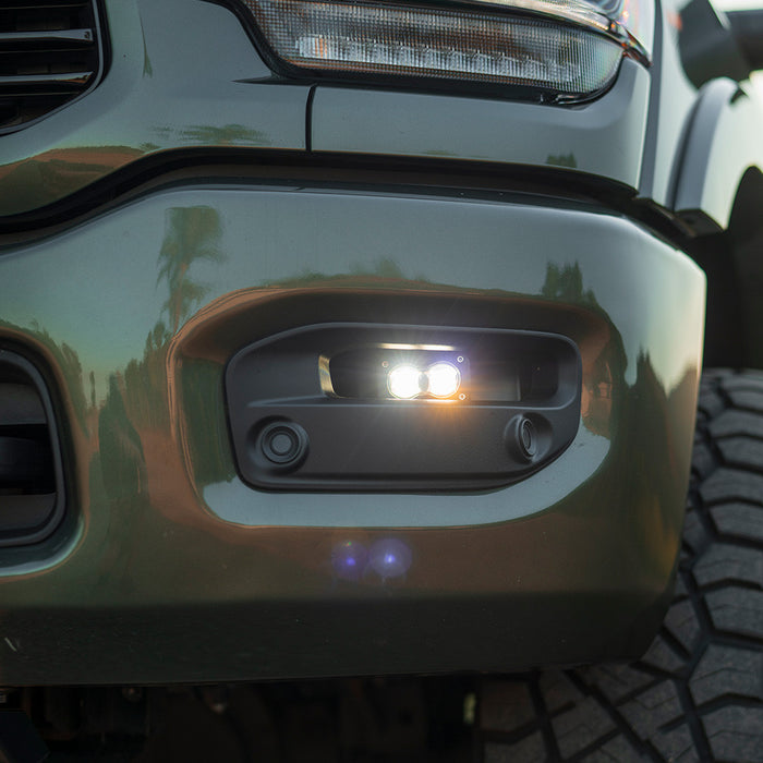 Baja Designs S2 SAE Fog Pocket LED Light Kit for 2019 to 2026 RAM 2500 & 3500 - image 7